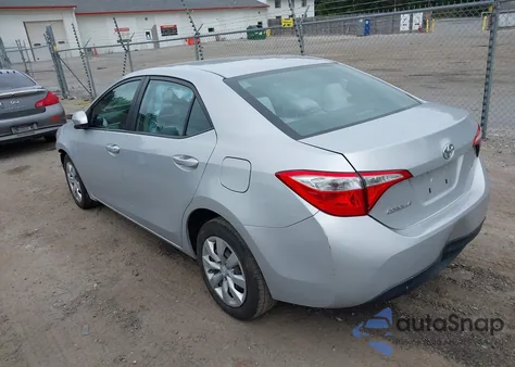 2014 Toyota Corolla Le z USA, uszkodzony, nr VIN 2T1BURHEXEC148252